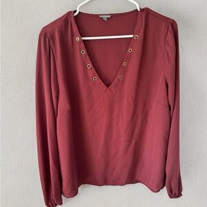 Semi Sheer Long Sleeve Top